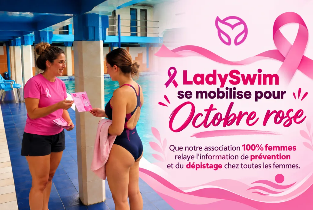 LadySwim se mobilise pour Octobre rose